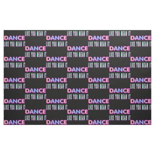 Danse comme vous moyen il tissu (Fat Quarter)