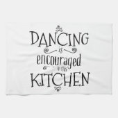 Danse dans la cuisine - serviette (Horizontal)
