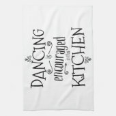 Danse dans la cuisine - serviette (Vertical)
