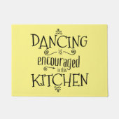 Danse dans la cuisine - tapis de porte (Devant)