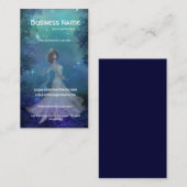 Danse dans le carte de visite en bois (Devant / Derrière)