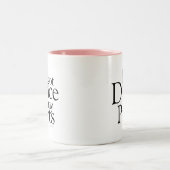 Danse Dans Mon Pantalon Mug À Café Deux Tons (Centre)