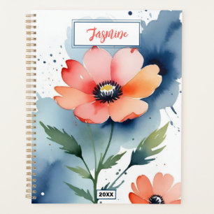 Danse de coquelicot aquarelle