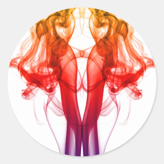 Danse de couleur - autocollant de fumée (Devant)