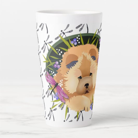 DANSE DE DRAGON - Chow-Latte Mug (Devant)
