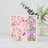 Danse de fleur - invitation de photo (Debout devant)