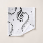 Danse de jazz argent (Gant de toilette)