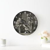 Danse de la mort Homme riche Horloge murale (Maison)