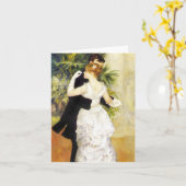 Danse de Renoir dans la carte de note de ville (Fleur jaune)
