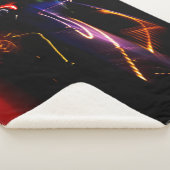 danse de voiture violette couverture sherpa (3/4)