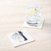 Danse des mariés sous-verre aquarelle (En situation)