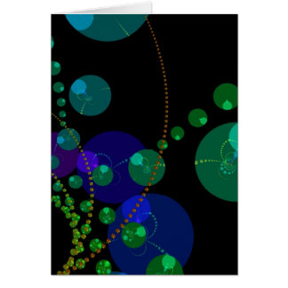 Danse des sphères II - violet et turquoise