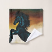 Danse d'Imaginaire de la licorne noire (Gant de toilette)