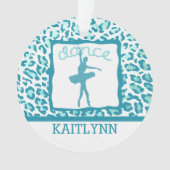 Danse d'impression de guépard en ornement de (devant)