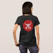 Danse du fantôme rouge cercle de buffles t-shirt d (Dos entier)