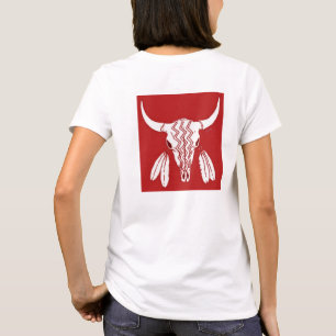 Danse du fantôme rouge femmes de buffle t-shirt do