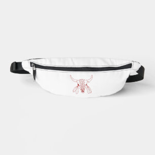 Danse du fantôme rouge Sac banane blanc Buffalo