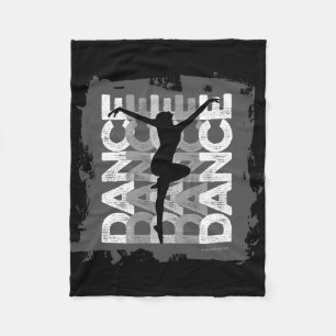 Danse et Lettres (Dance) Fleece Deken