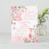 Danse et tourbillon Invitation d'anniversaire (Debout devant)
