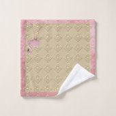 Danse Flamant rose (Gant de toilette)