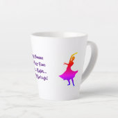Danse Guru Latte Mug (Angle droit)