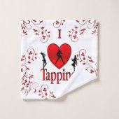 Danse I Heart Tap (Gant de toilette)