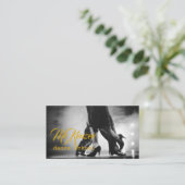 Danse, instructeur, Carte de visite des leçons de  (Debout devant)