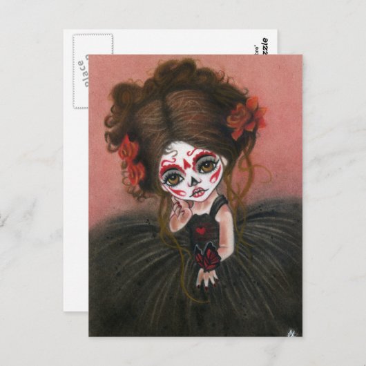 Danse Macabre Briefkaart (Voorkant / Achterkant)