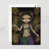 "Danse Macabre : Briefkaart van Tribal Fusion" (Voorkant / Achterkant)