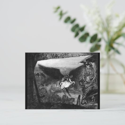 Danse macabre par carte postale Marcel Roux (Debout devant)