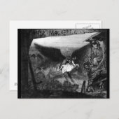 Danse macabre par carte postale Marcel Roux (Devant / Derrière)