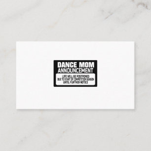 Danse Maman Faire-part