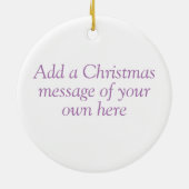 Danse maman ornement céramique (Dos)