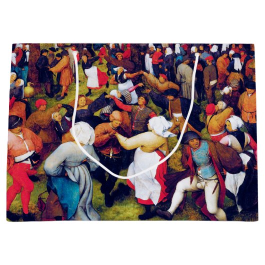 Danse Mariage, Pieter Bruegel Grand Sac Cadeau (Devant)
