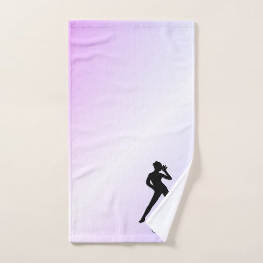 Danse moderne Pastel Purple (Serviette à main)