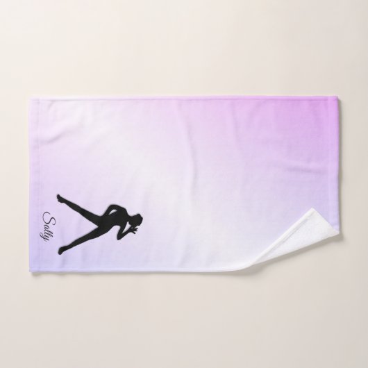 Danse moderne Pastel Purple (Serviette à main)