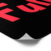 Danse, modifier le texte, me suivre, Poster (Coin)