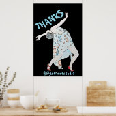 Danse, modifier le texte, MERCI, Poster (Cuisine)