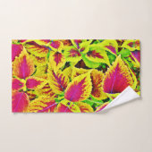 Danse Motif Feuille (Serviette à main)