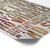 DANSE MOTIVÉE COMME PERSONNE NE REGARDE POSTER (Coin)