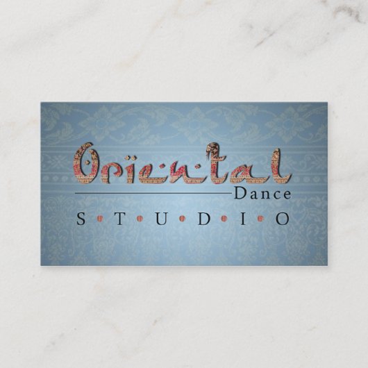 Danse orientale - Carte de visite (Devant)
