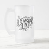 Danse Papa Verre Frosted Bière Mug (Gauche)