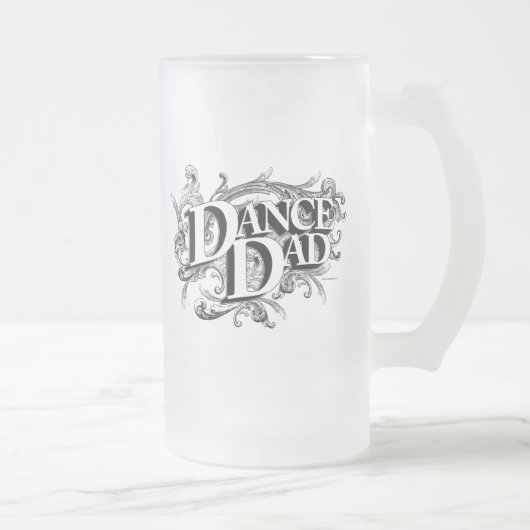 Danse Papa Verre Frosted Bière Mug (Droit)