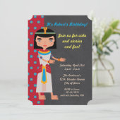 Danse pharaon égyptienne invitation de fête (Debout devant)