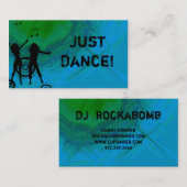 Danse rouge de vert bleu de musique de carte de (Devant / Derrière)