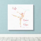 Danse sous la pluie toile Imprimer (Insitu (Plancher de Bois))