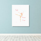 Danse sous la pluie toile Imprimer (Insitu (Plancher de Bois))