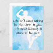 Danse sur la carte de pluie Vivian Greene (Devant / Derrière)