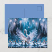 Danse Swan Carte postale (Devant / Derrière)
