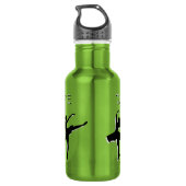 Danse Vie Ballerinas Pomme Bouteille d'eau verte (Dos)